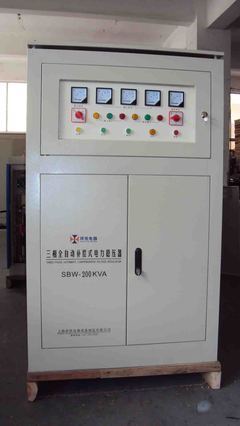 供应SBW-200KVA三相全自动补偿电力稳压器 — 上海祥优电器设备制造